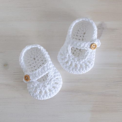 Buciki bawełniane - idealne na prezent dla noworodka - polskie rękodzieło - ALOM